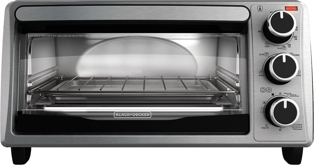 4-Slice Stainless Steel Toaster Oven L367