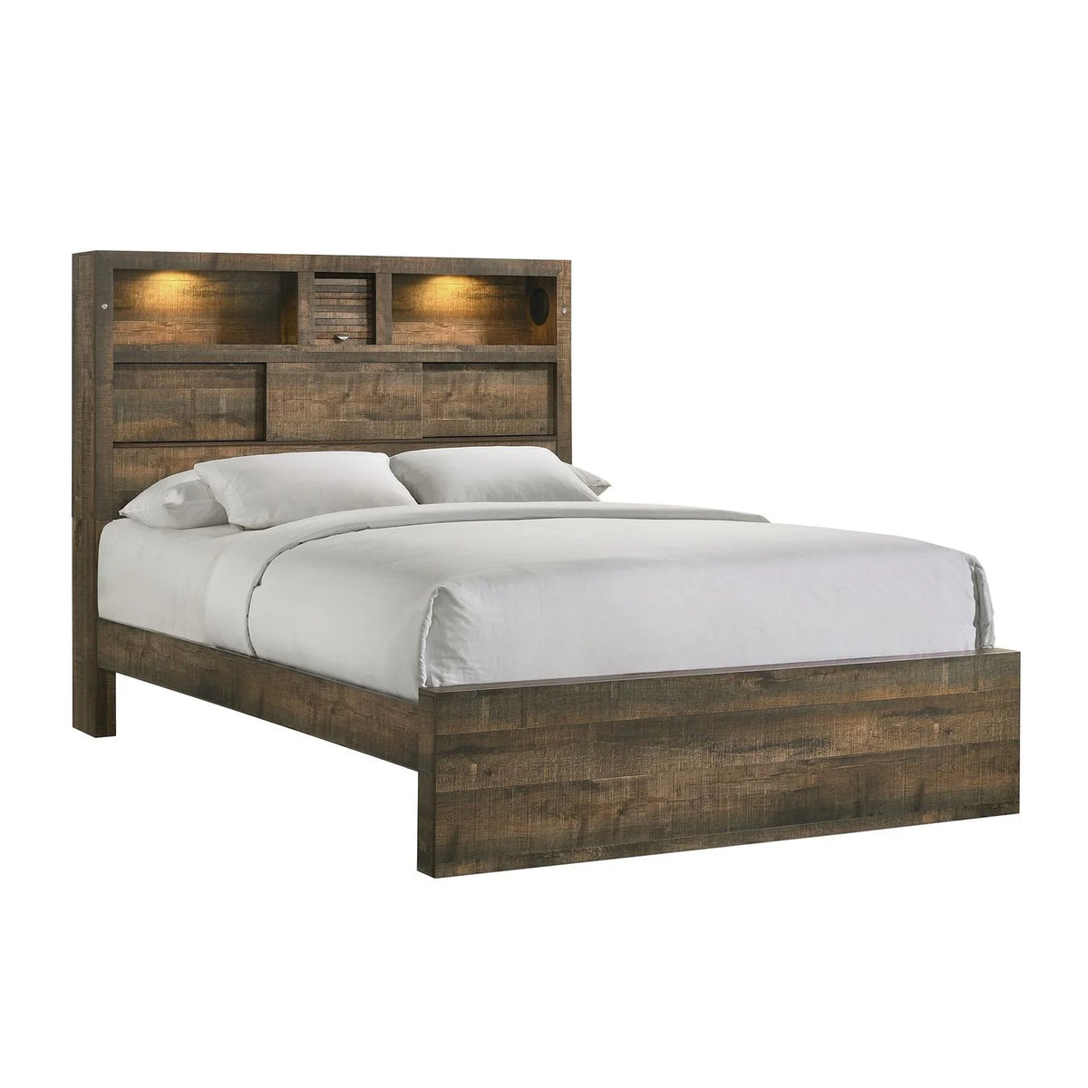 Full Panel 4PC Bedroom Set with Bluetooth R5769