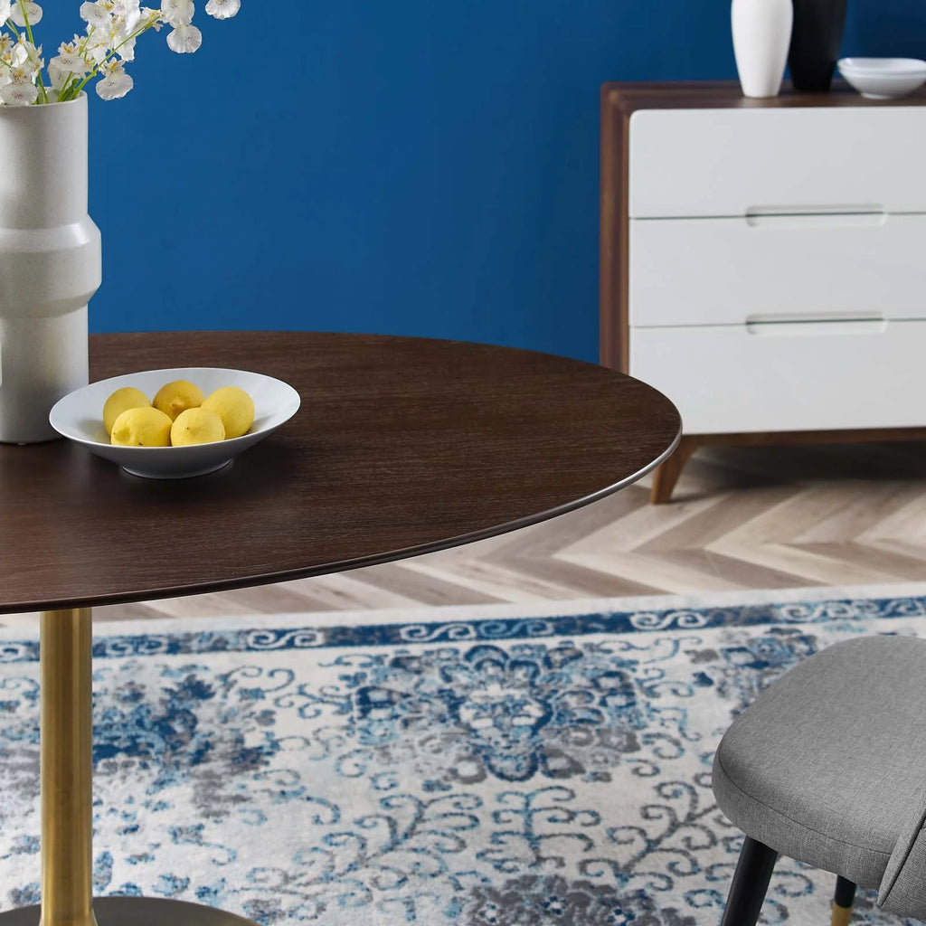 Oval Wood Dining Table C1949