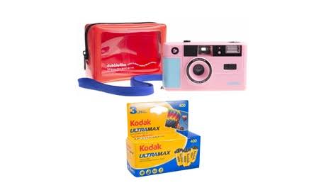 Gold Reusable 35mm Film Camera with Flash Z331