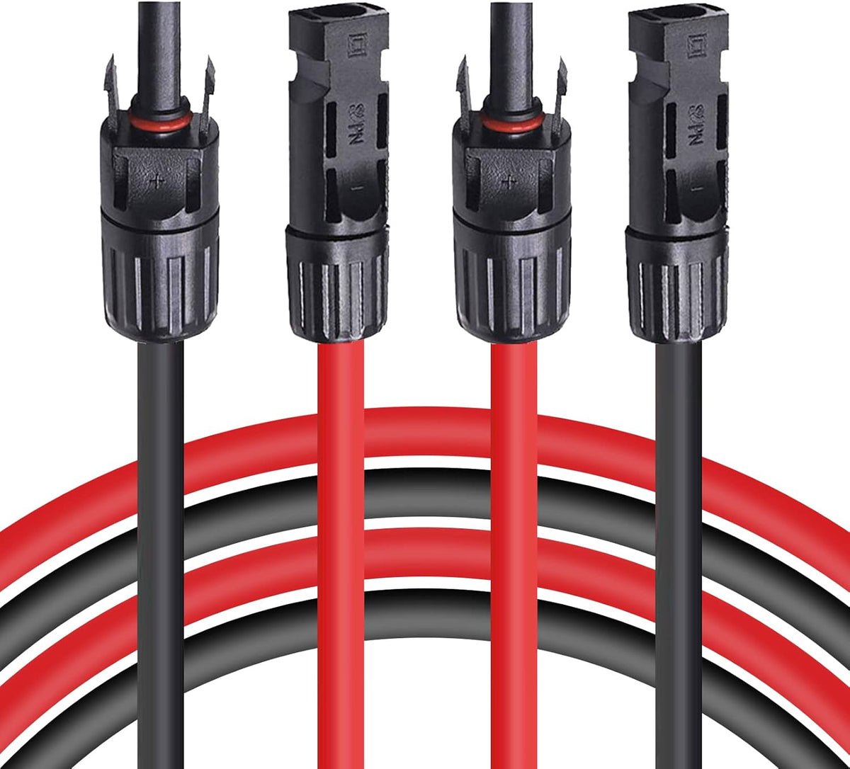 12 AWG Solar Extension Cable 3 Feet 2 PC H270055