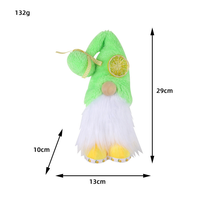 Lemon Doll Plush Gnome Puppet D228