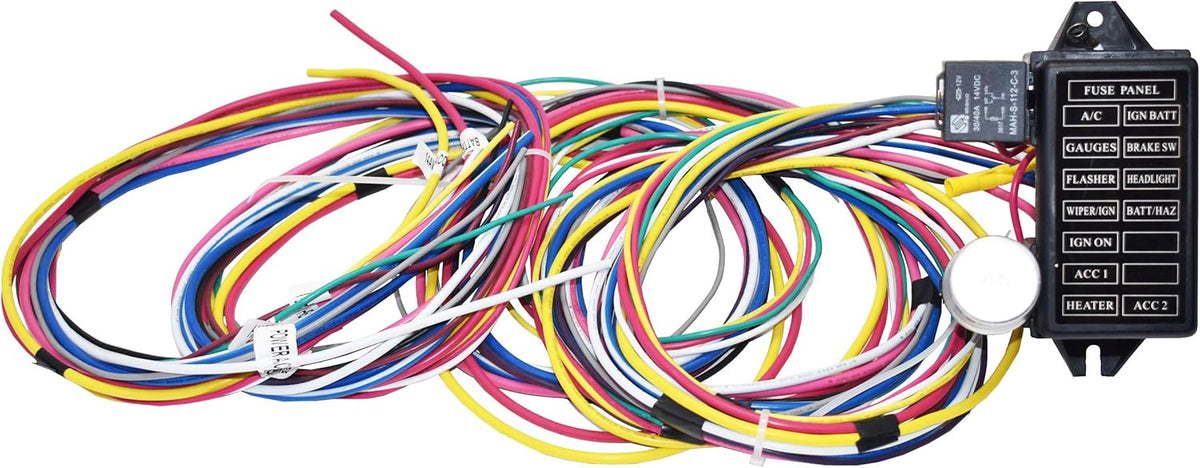 12 Circuit Universal Wire Harness XL Wires Pack of 2 F879150
