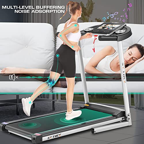 Smart Folding Treadmill Machine with TV Screen and WiFi N8482