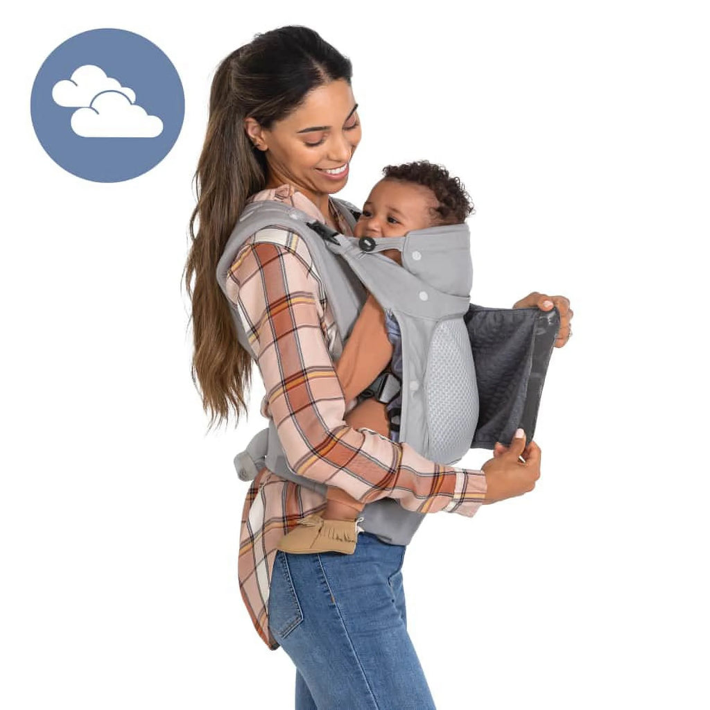 Gray 4-Position Ergonomic Baby Carrier L3631