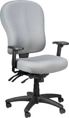 Grey Ergonomic Fabric Mid-Back Task Chair I643386