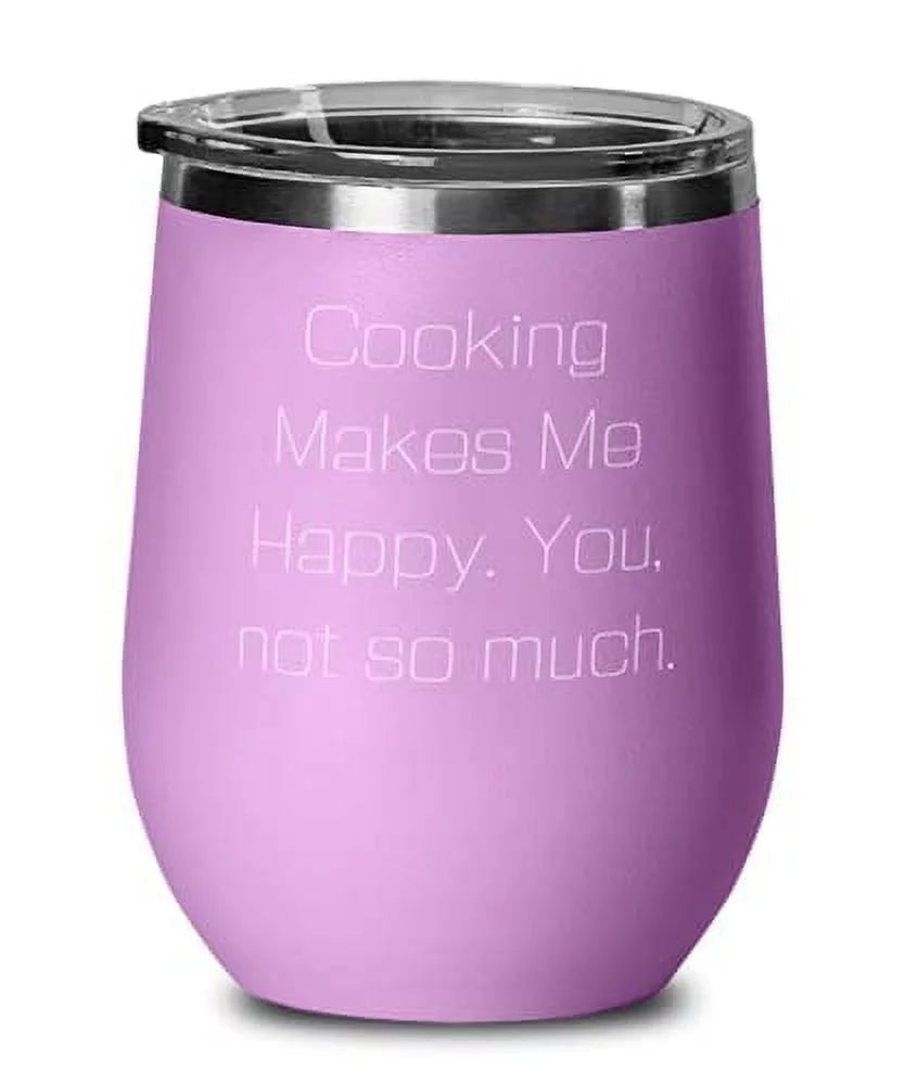 Sarcasm Cooking Wine Glass A403663