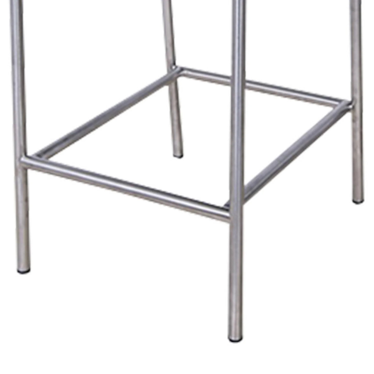 Gray Steel Black Outdoor Counter Height Stool U832370