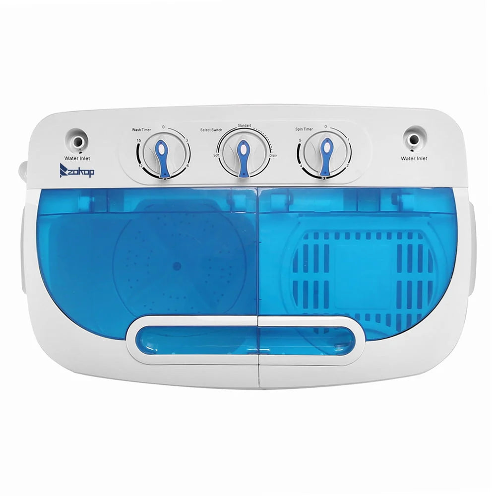 Portable Mini Compact Twin Tub 13.4lb Washing Machine P640972