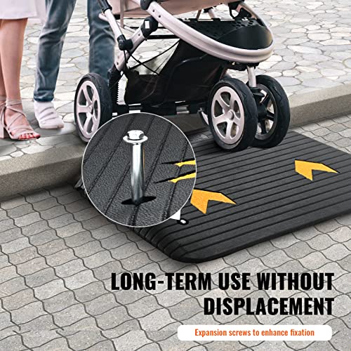 4" Rise Rubber Threshold Ramp A329