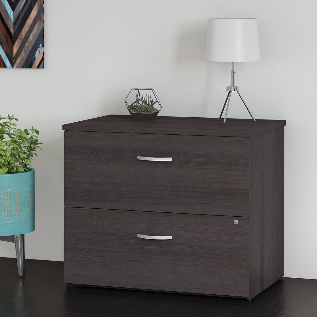 Storm Gray Lateral File Cabinet X601079