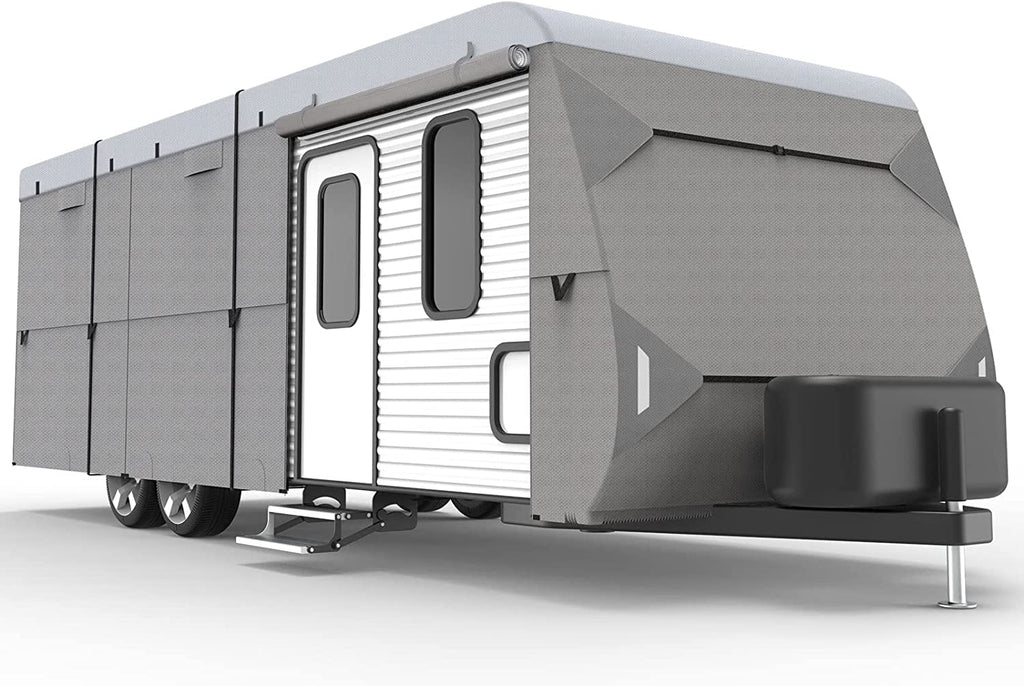 300D Travel Trailer RV Cover with 4 Tire Covers C15978