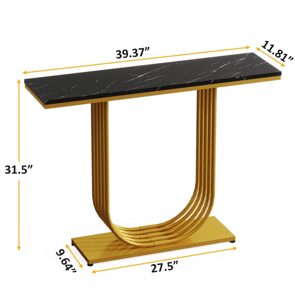 39 inch Gold Console Table P944859