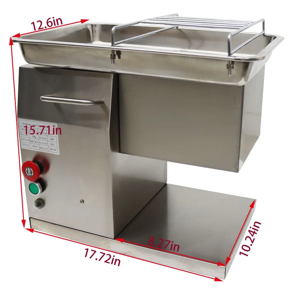 Stainless Steel Meat Cutter with 5mm Blade D436