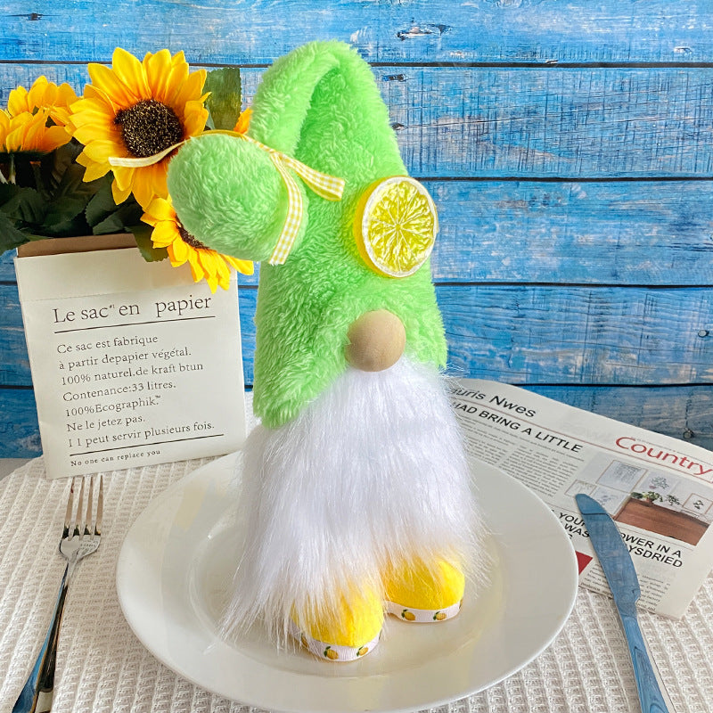 Lemon Doll Plush Gnome Puppet D228
