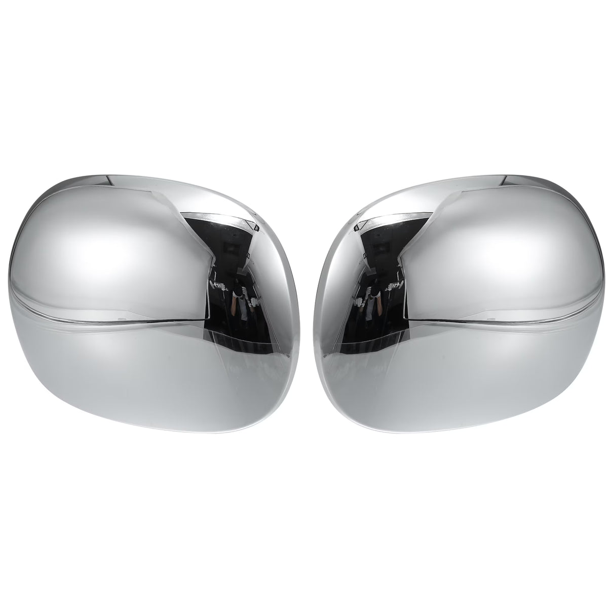 Pair Chrome Plated Power Mirror Cover Cap for Lincoln Navigator 1998-2002 for Ford F-150 1997-2003 F90936