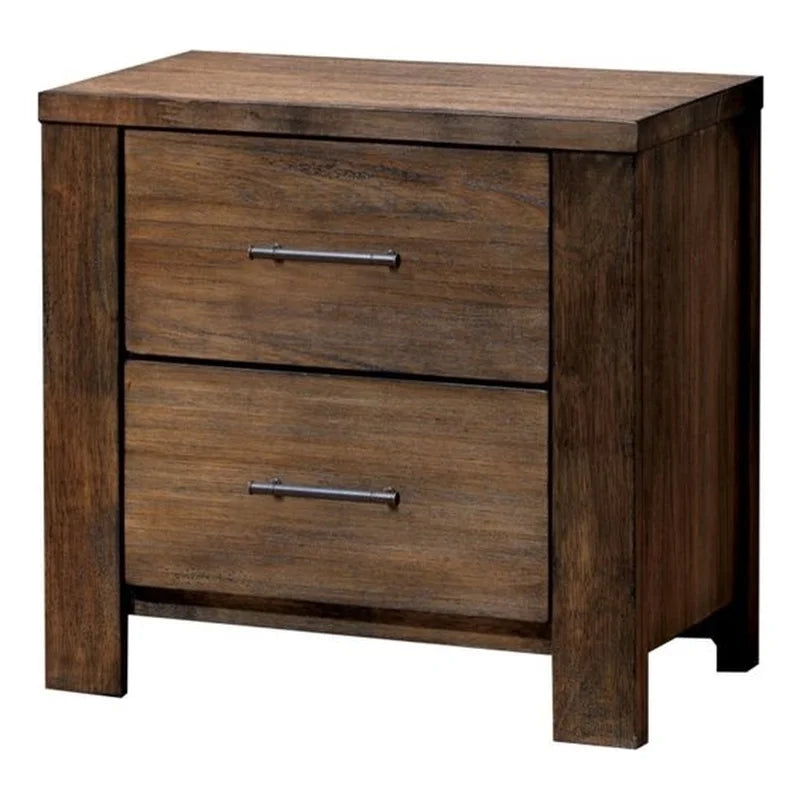 Antique Oak Solid Wood Bedroom Set Cal King Z778