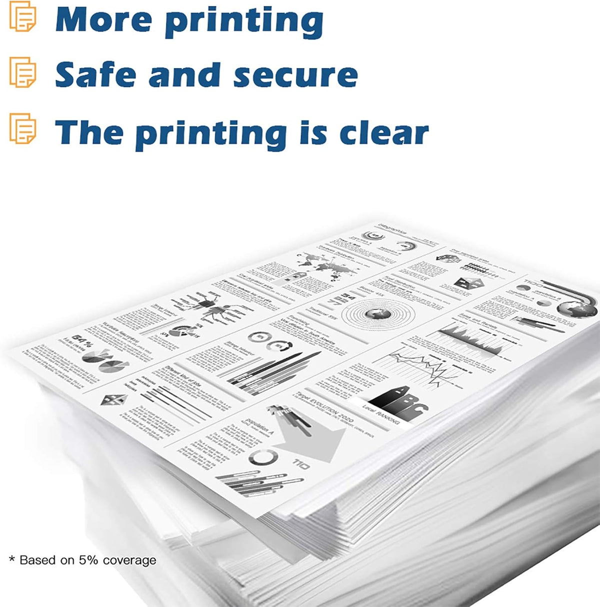 2 Pack Black Toner Cartridge for HP P2055 Printer A6177