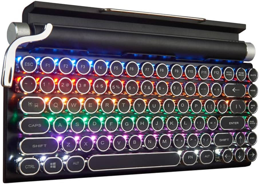 83-Key Mechanical Keyboard Wireless Bluetooth Blue Switch I381
