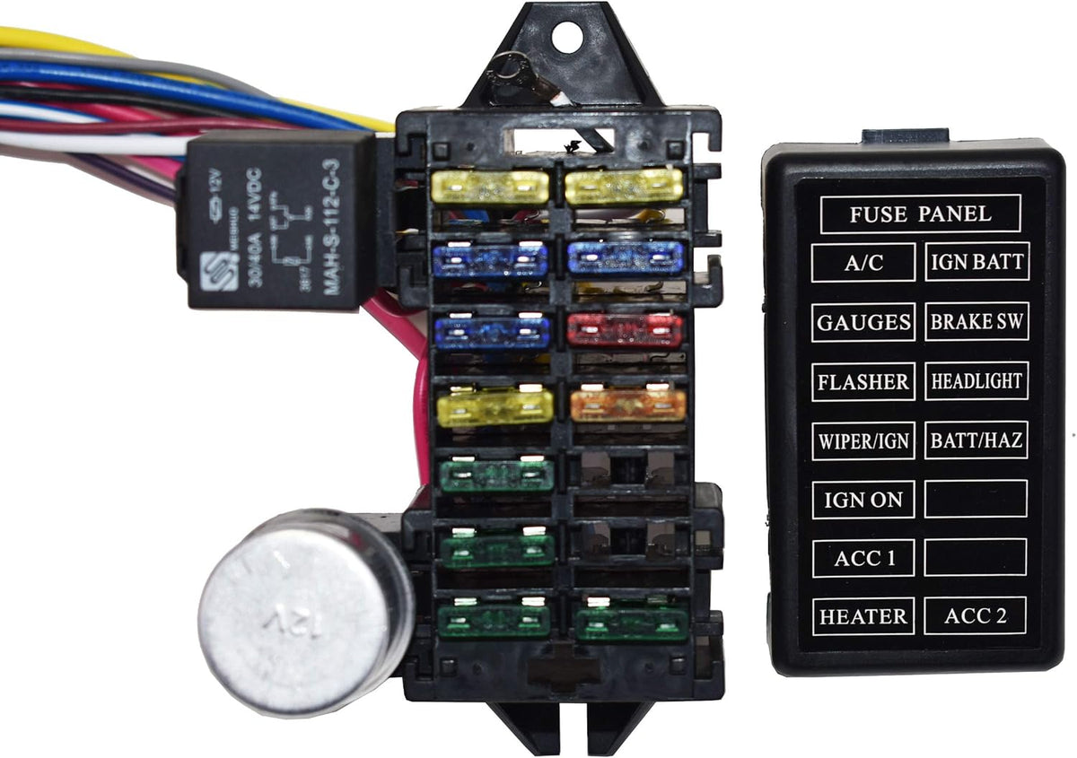 12 Circuit Universal Wire Harness XL Wires Pack of 2 F879150