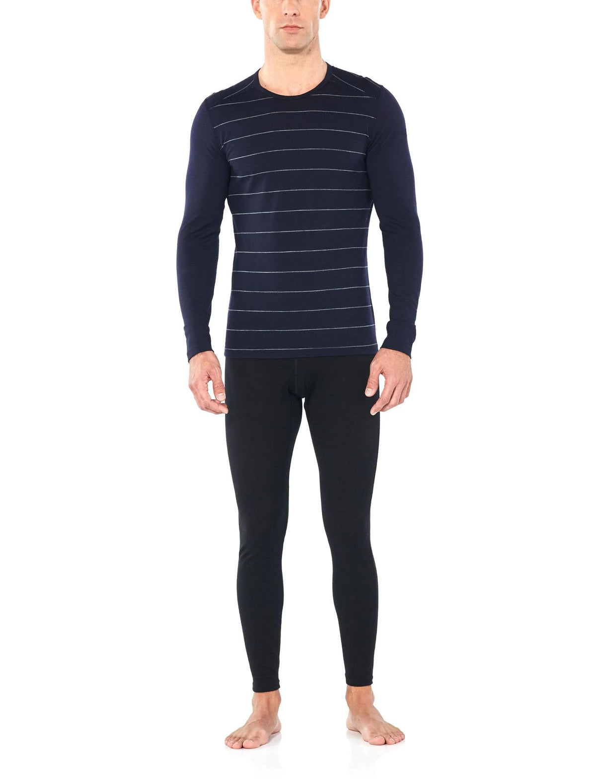 Midnight Navy Men's 200 Oasis LS Crewe L633