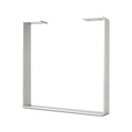 White U-Shape Flat Bar Table Leg & Bench Base B263511