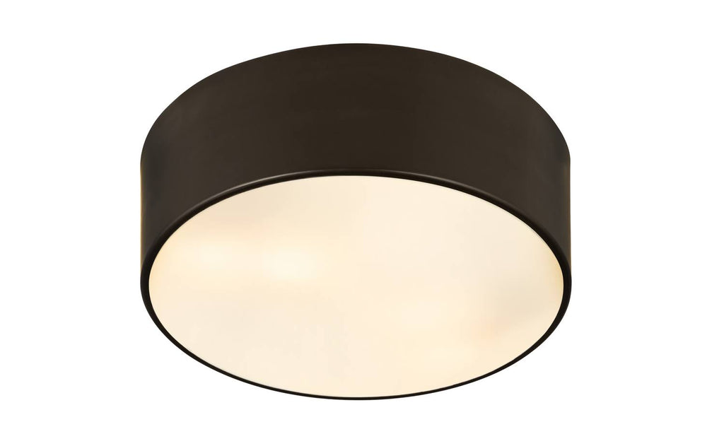 3 Light Flush Mount Bronze Finish A7432