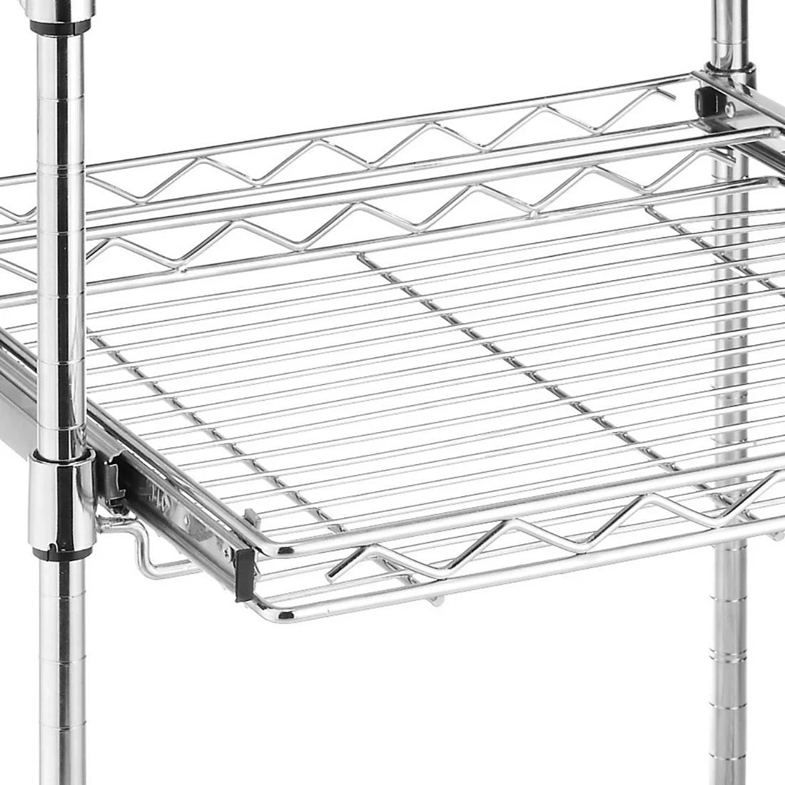 Chrome Kitchen Microwave Cart B58200