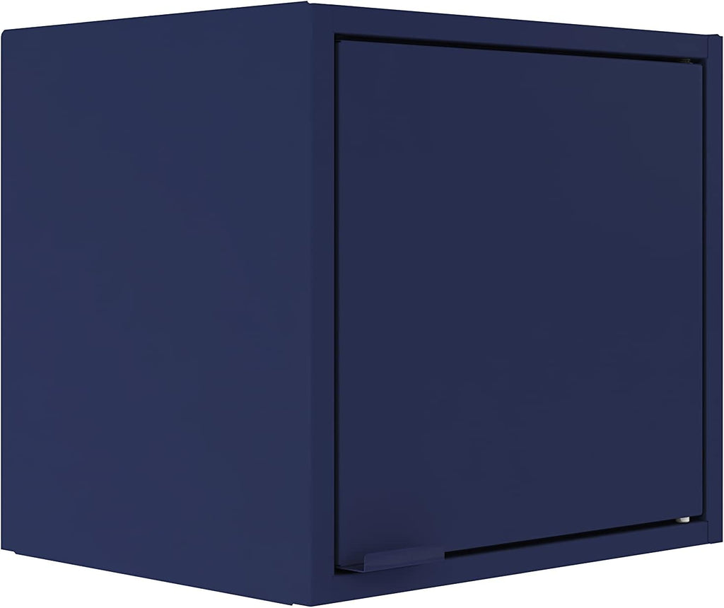 Blue Wall-Mounted Steel Niche Cabinet M125