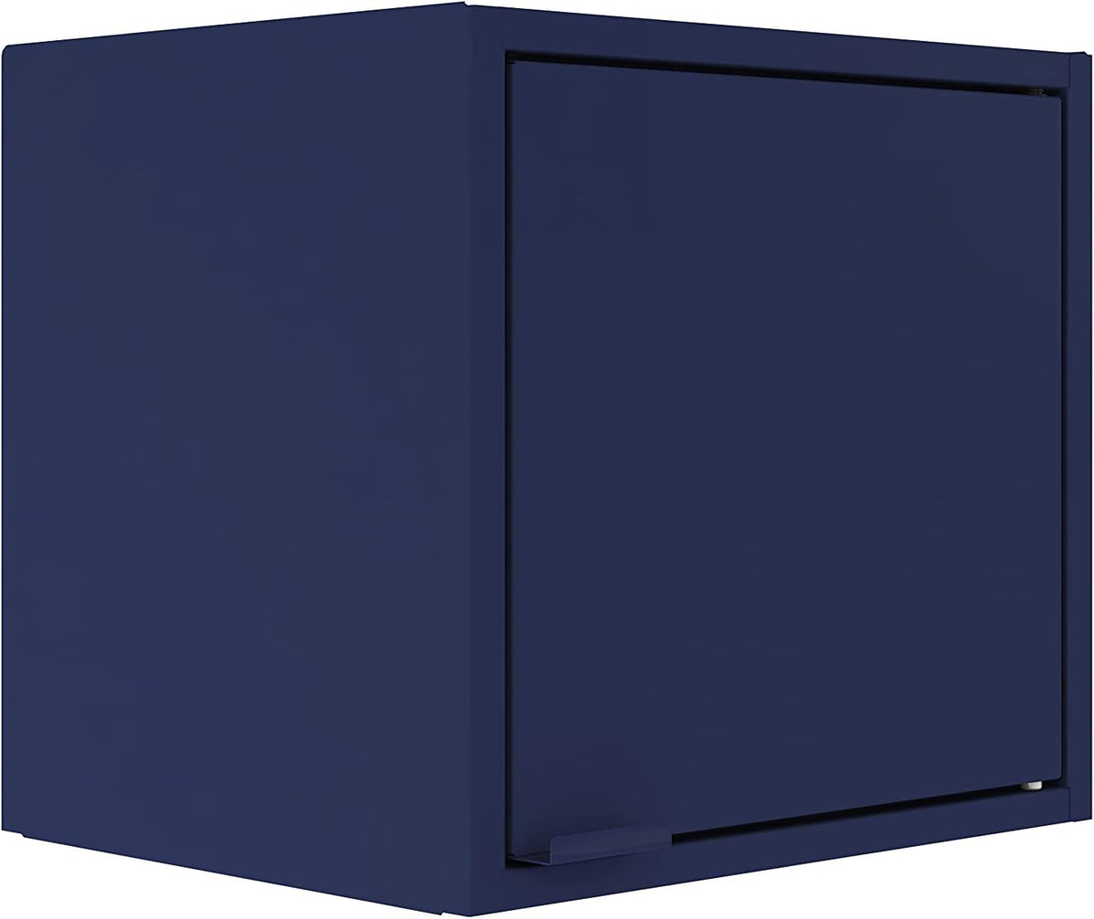 Blue Wall-Mounted Steel Niche Cabinet M125