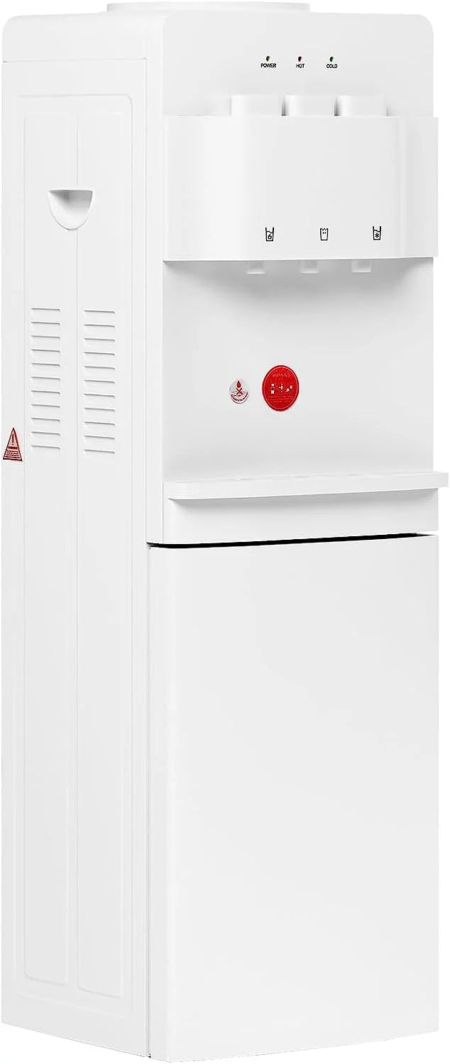 Top Loading Hot & Cold Water Cooler Dispenser White Y618