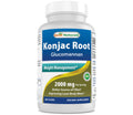Konjac Root 2000 mg 180 Cap Q656
