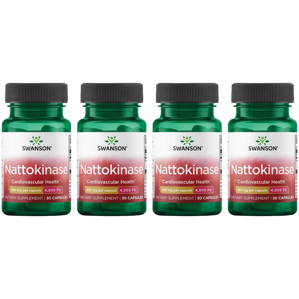 Nattokinase 200 mg 30 Caps 4 Pack I8642