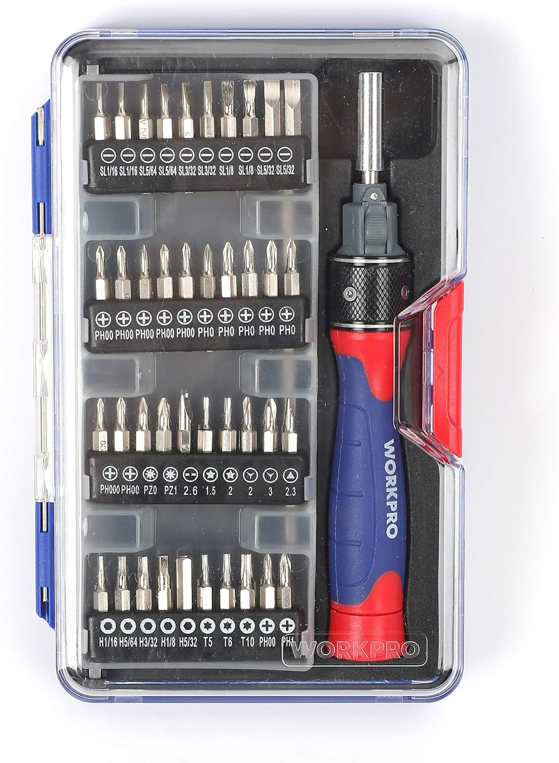 41 Piece Ratcheting Screwdriver Set, Chrome Vanadium Steel Q5419