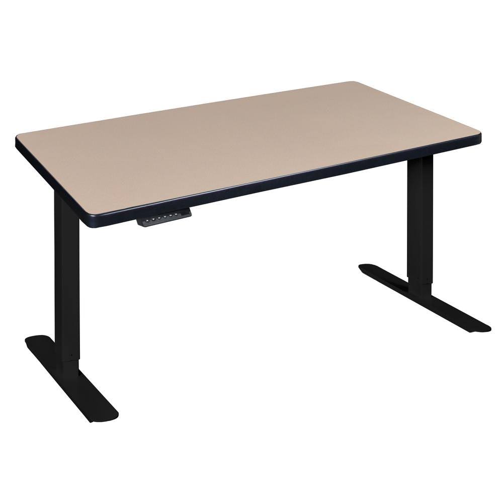 Beige 1 Drawer Standing Desk with Adjustable Height L590909