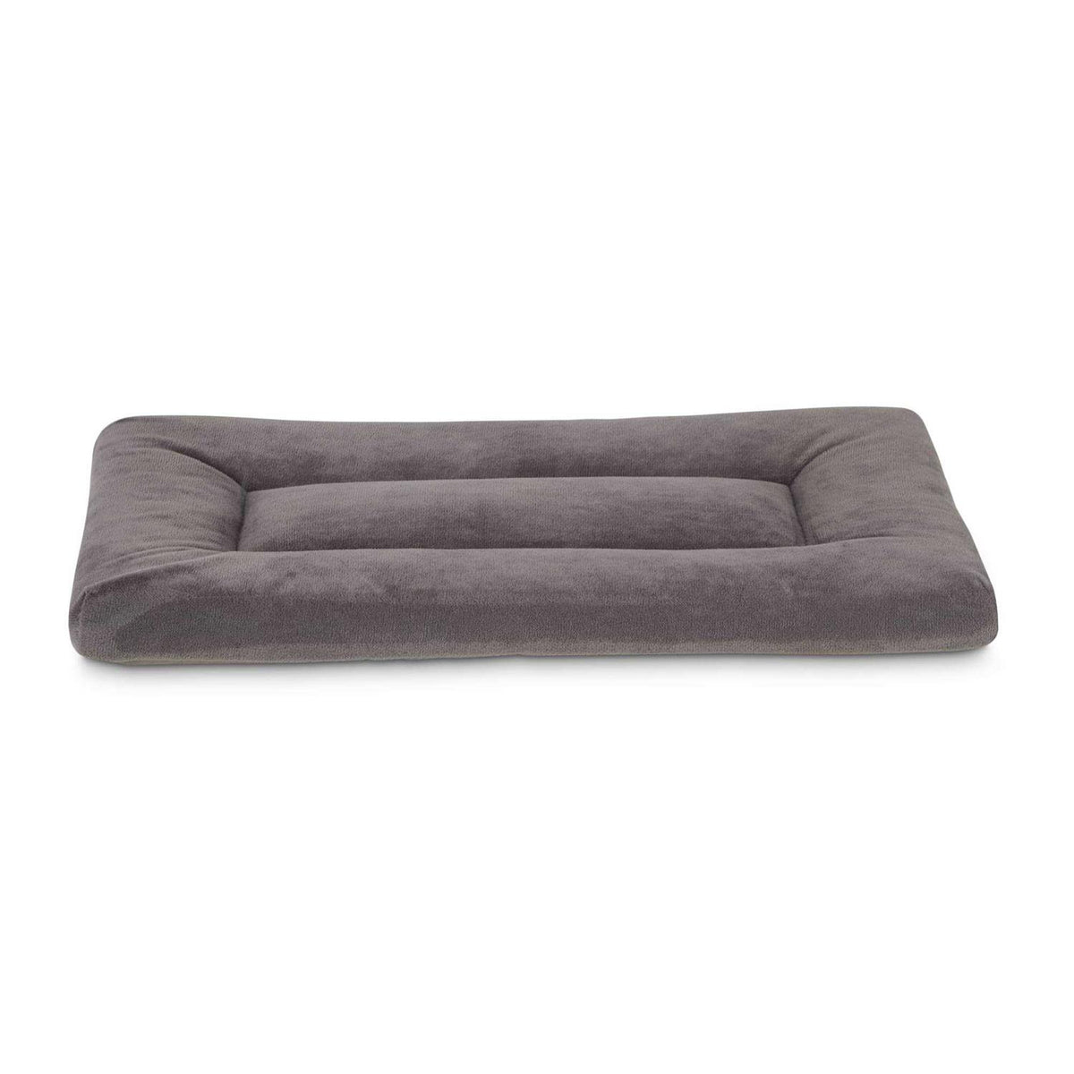 Dark Grey Velvet Dog Crate Mat and Pet Bed E988548