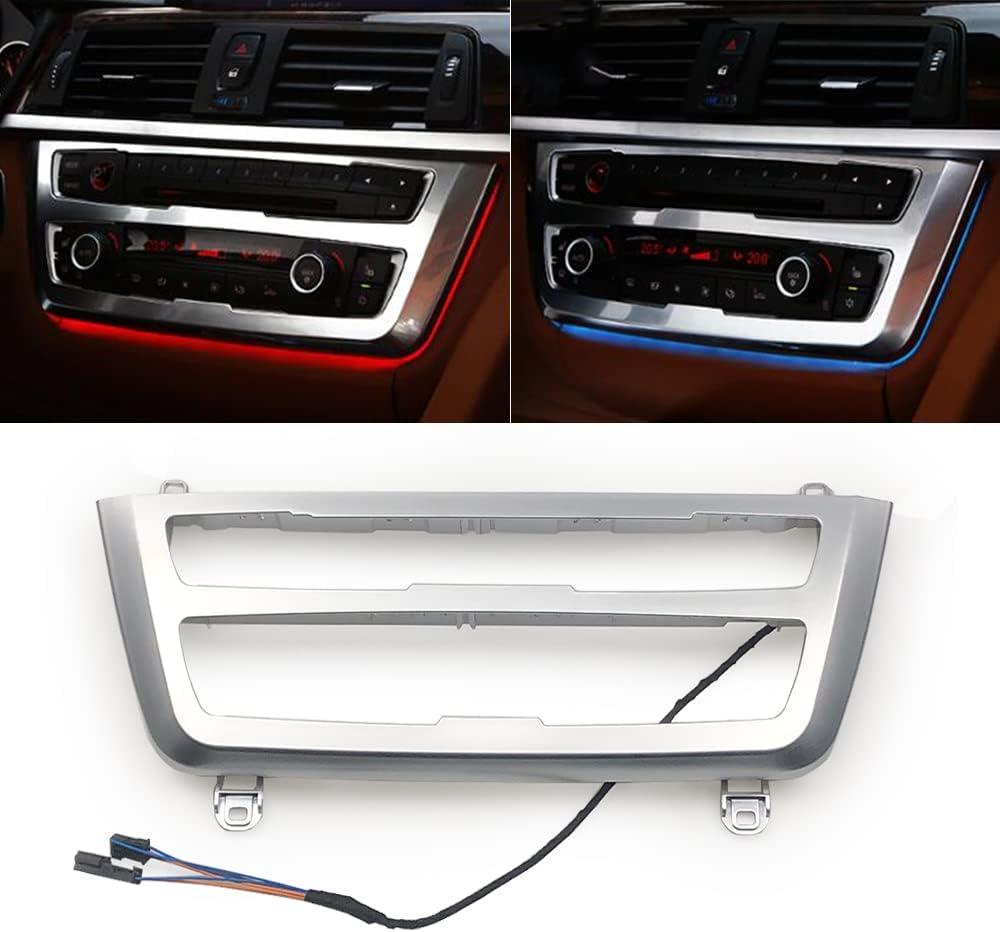 Car Inner Air Condition A/C Panel LED Lighting Ambient Light Trim X8323
