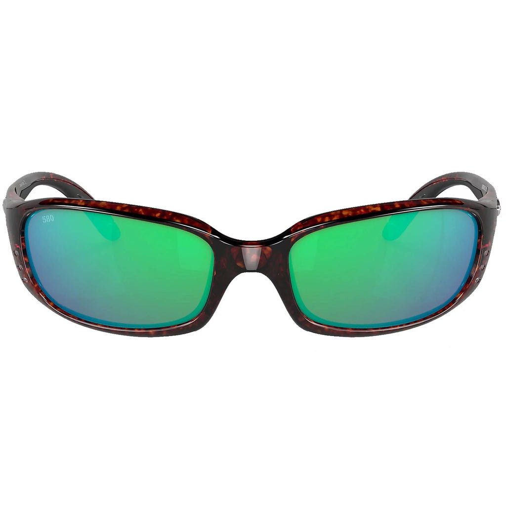 Green Mirror Glass Lens Unisex Sunglasses O8619