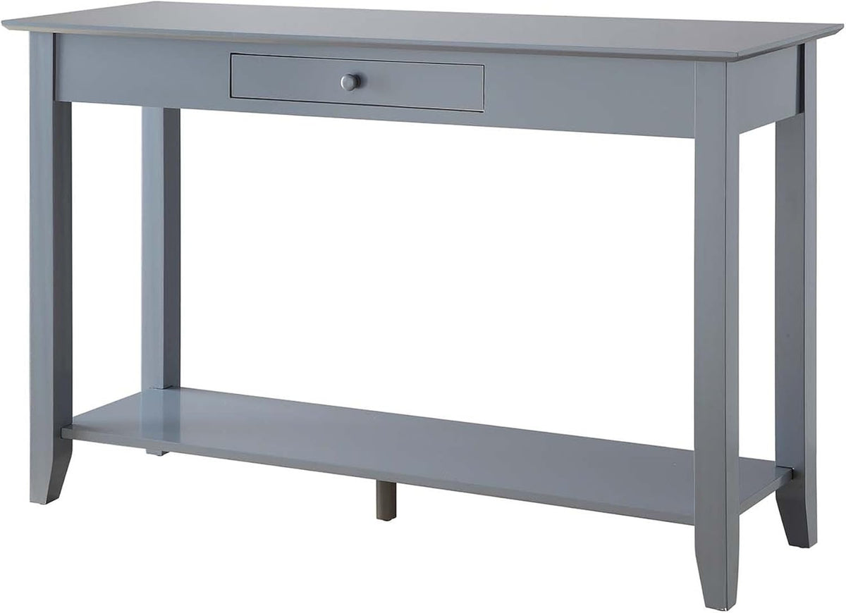 Black Console Table with Drawer N61320
