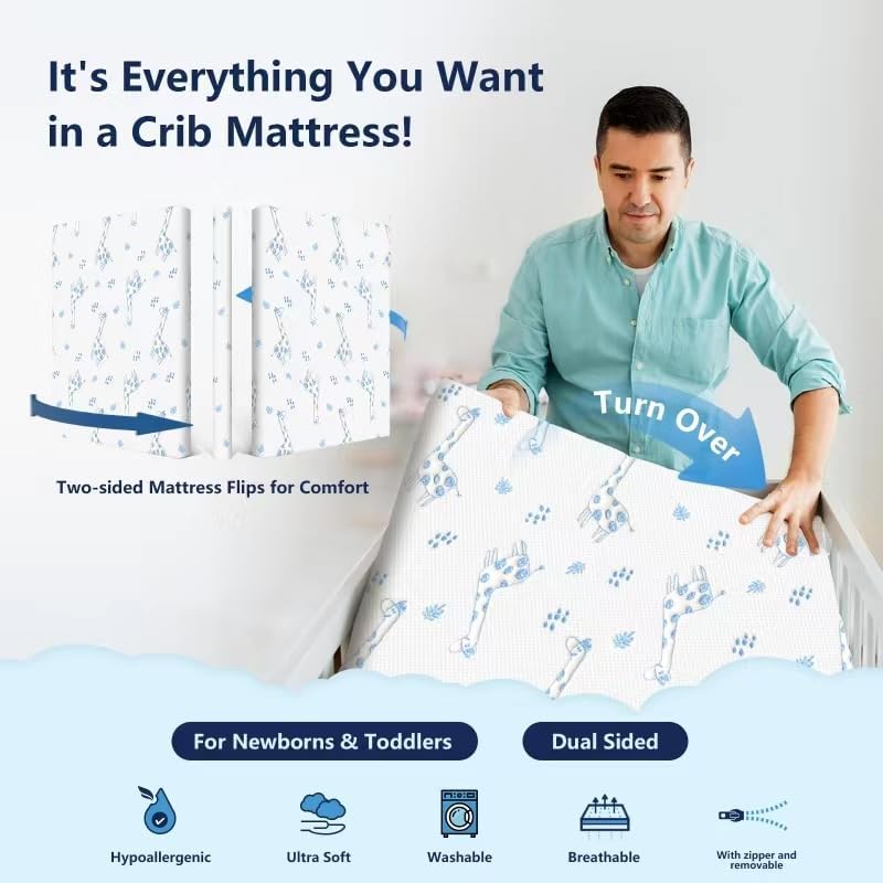 38"x26" Foam Crib Mattress U675