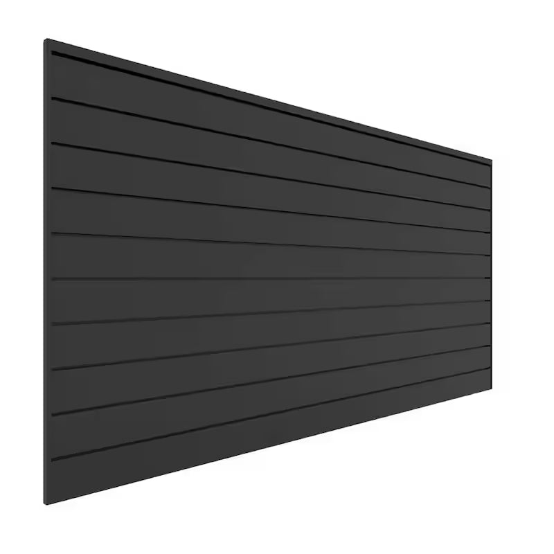 PVC Slatwall 8 ft. x 4 ft. Charcoal H83062