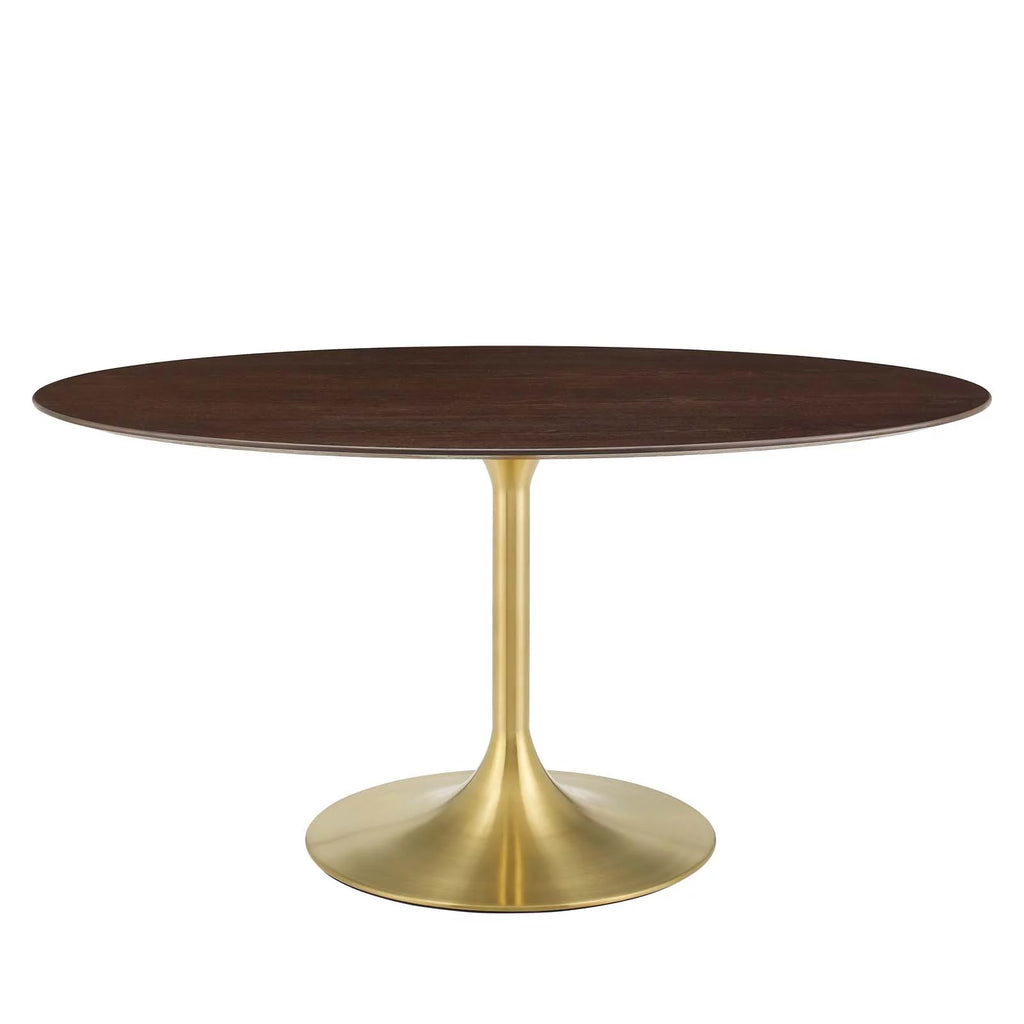 Oval Wood Dining Table C1949