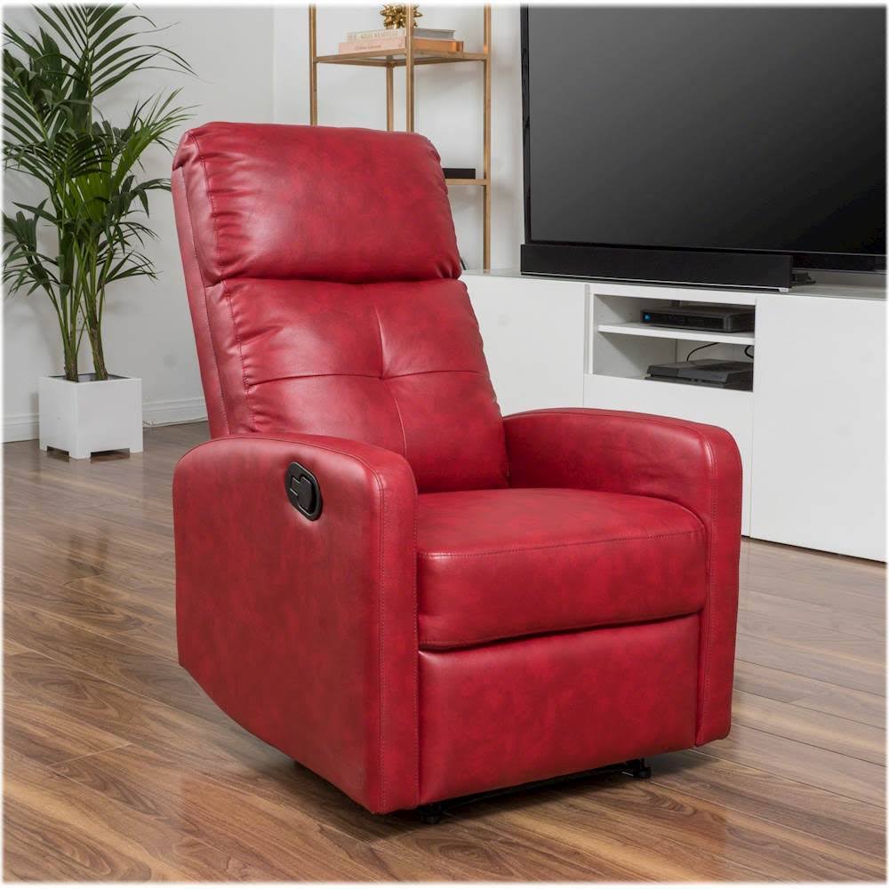 Faux Leather Recliner N3883