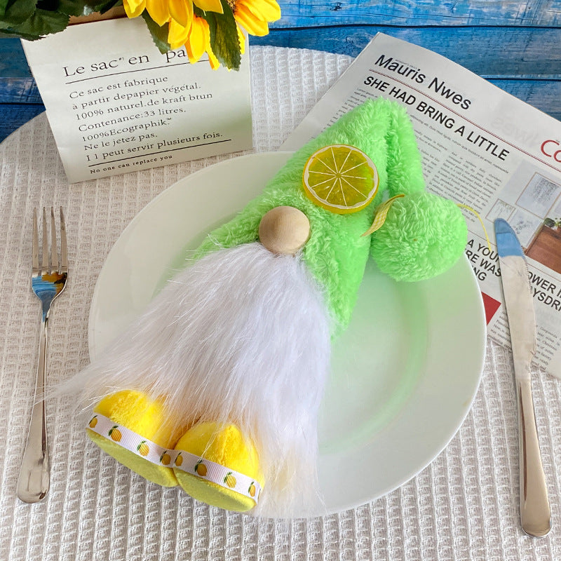 Lemon Doll Plush Gnome Puppet D228
