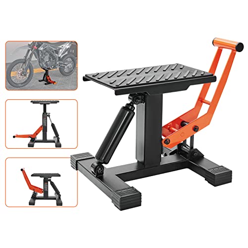 Dirt Bike Lift Stand 440 lbs Hydraulic Adjustable Height J82926