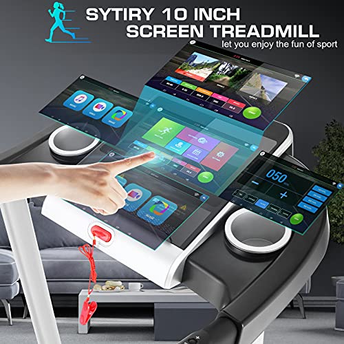 Smart Folding Treadmill Machine with TV Screen and WiFi N8482