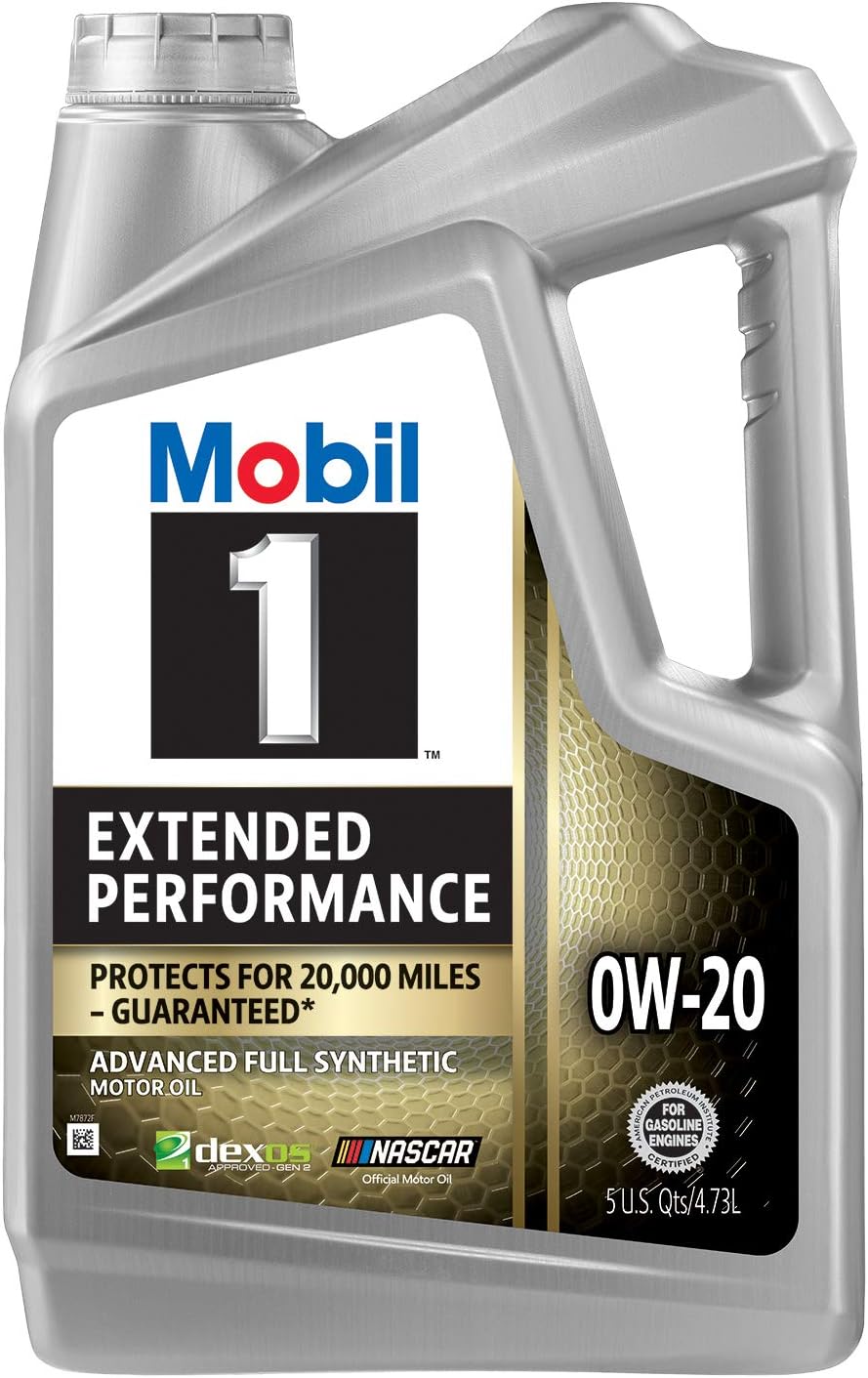 Full Synthetic Motor Oil 0W-20, 5 Quart (Pack of 2) M181