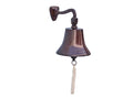 Antique Copper Hanging Ships Bell U629234