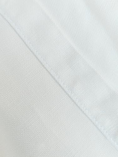 Solid White Set of 2 Linen Cotton Slipcover X30397