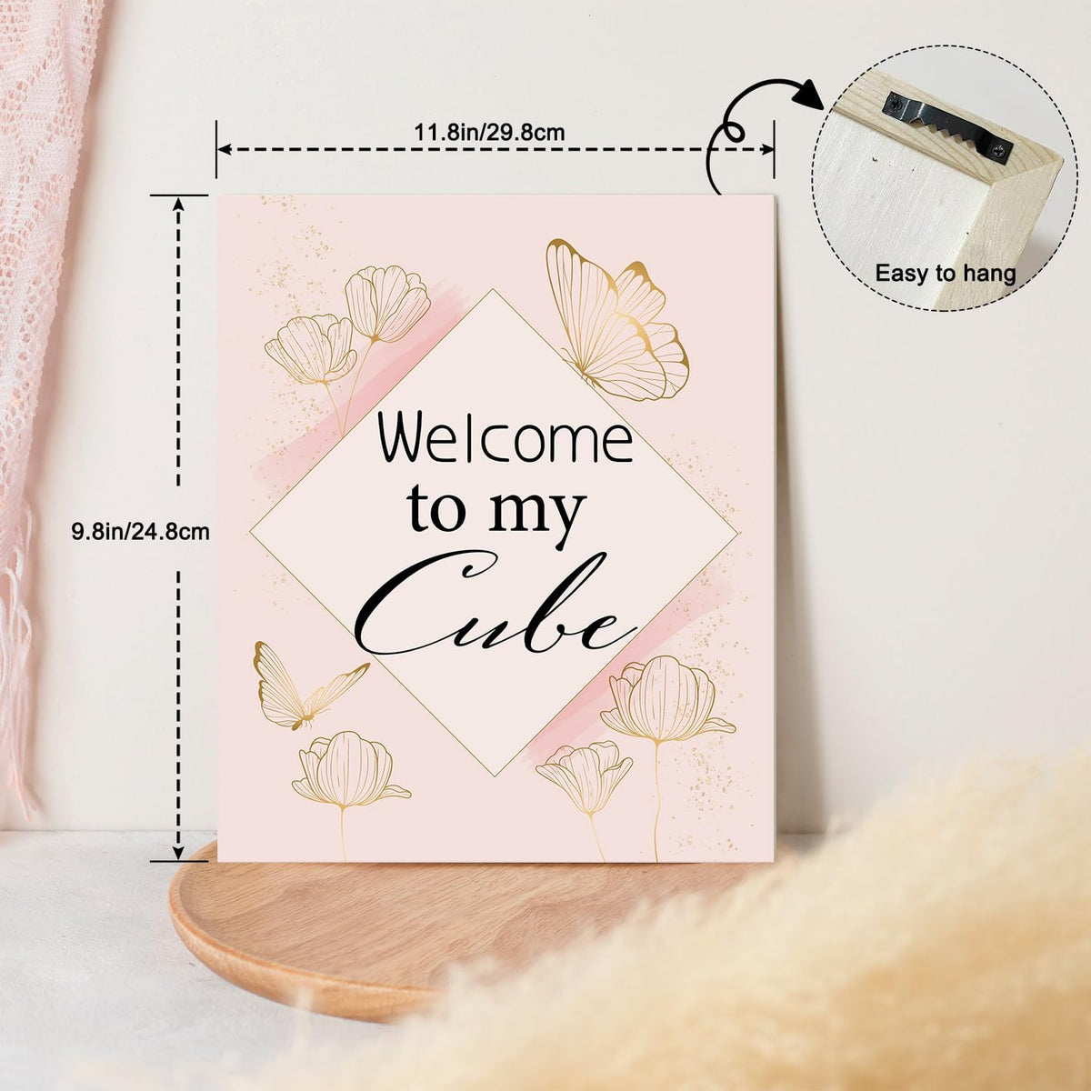 Wood Wall Sign K814447